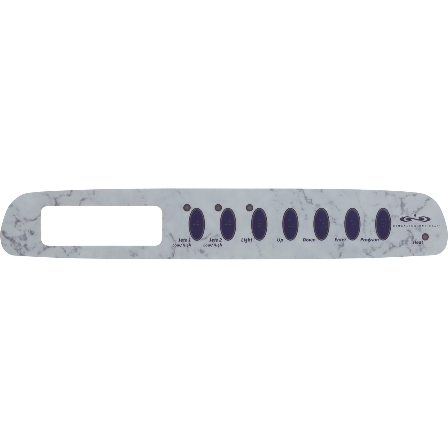 Overlay, Dimension One, Jet/Light, 7 Button