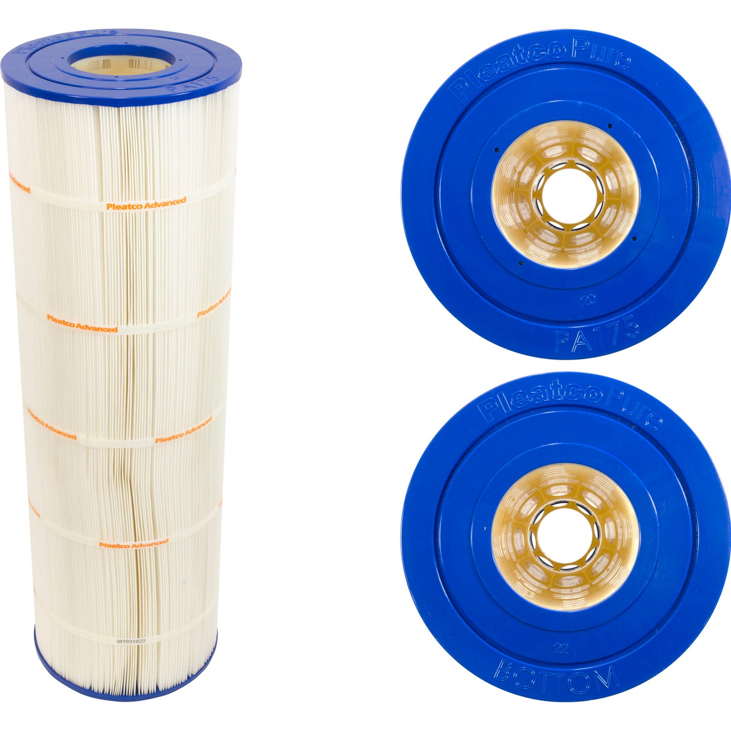 Cartridge, 175sqft, 4"ot, 4"ob, 8-15/16", 28-3/16"L, 4oz