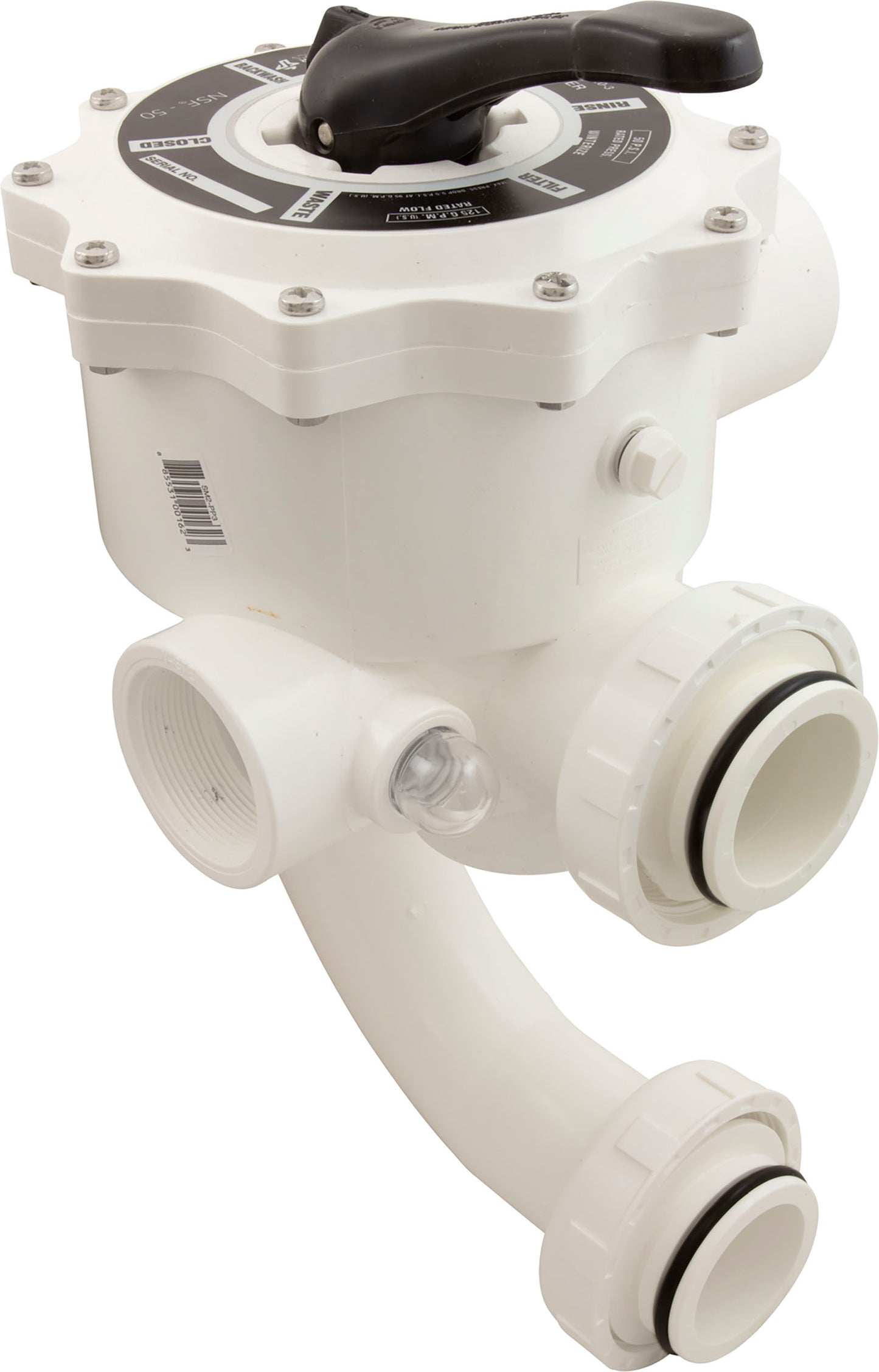 Multiport Valve, Praher SM2-PP3, 2", with PacFab Plumbing