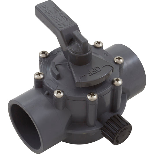 Diverter Valve, Jandy/Zod, 2"s/2-1/2"spg Pos Seal,2 Way,Gray