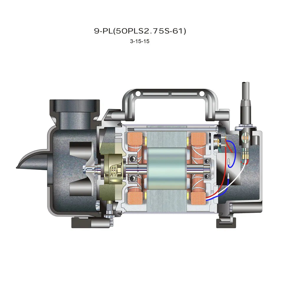 9-PL 7000 SOLIDS-HANDLING POND PUMP