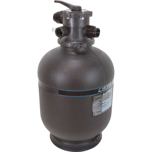 Sand Filter, Carvin Laser L192C-7C,Top Mt,19",1-1/2" Valve