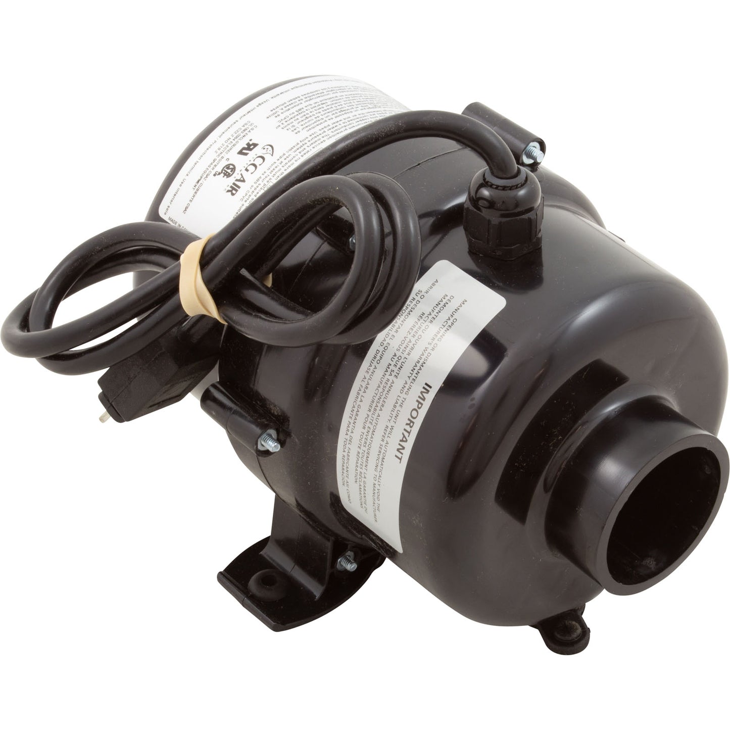 Blower, CG Air Millenium Eco, 115v, 7.0A, 3ft Molded Cord