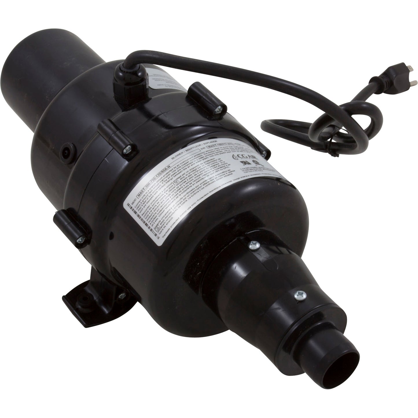 Blower, CG Air Millenium AS,115v,9.5A,w/Htr,Mflr,3ft Nema,AS