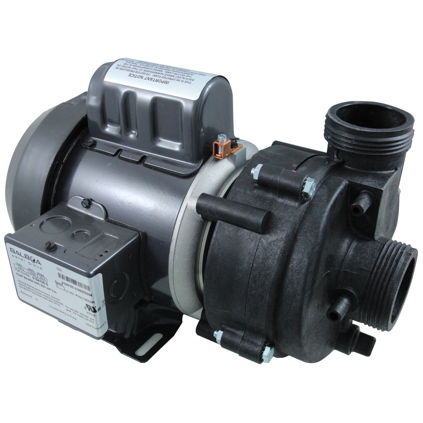 Pump, Circulation, BWG, 1/15hp, 230v, 0.7A, 48Fr, 1-1/2"