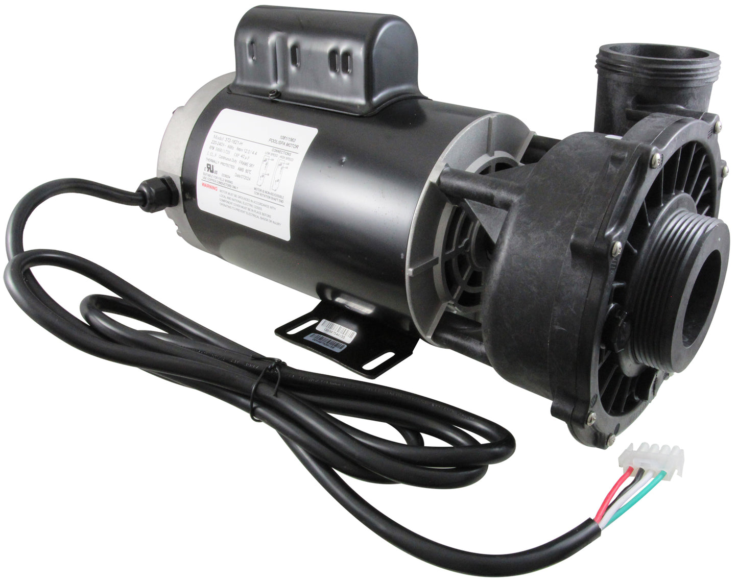 Pump, WW Executive, 4.0hp, 230V,2-Spd,56Fr,2-1/2", 8ft Cord