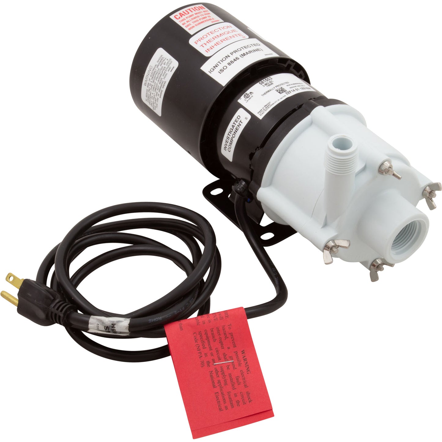 Pump, Circulation, Little Giant 3-MD-SC,750 GPH,190W,6' Cord