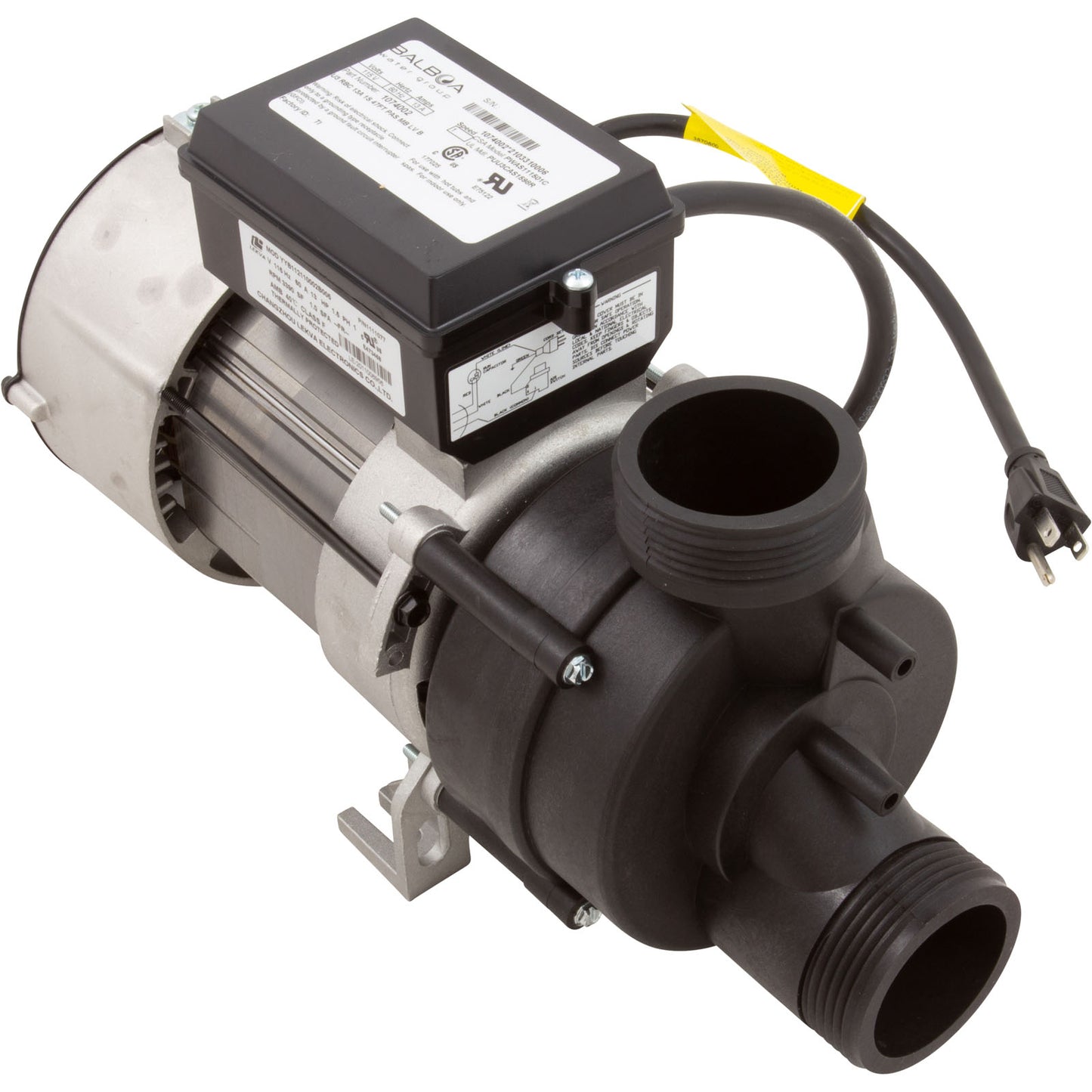 Pump,Bath,BWG Vico WOW,1.5hp,115v,w/Air Switch & Cord,OEM