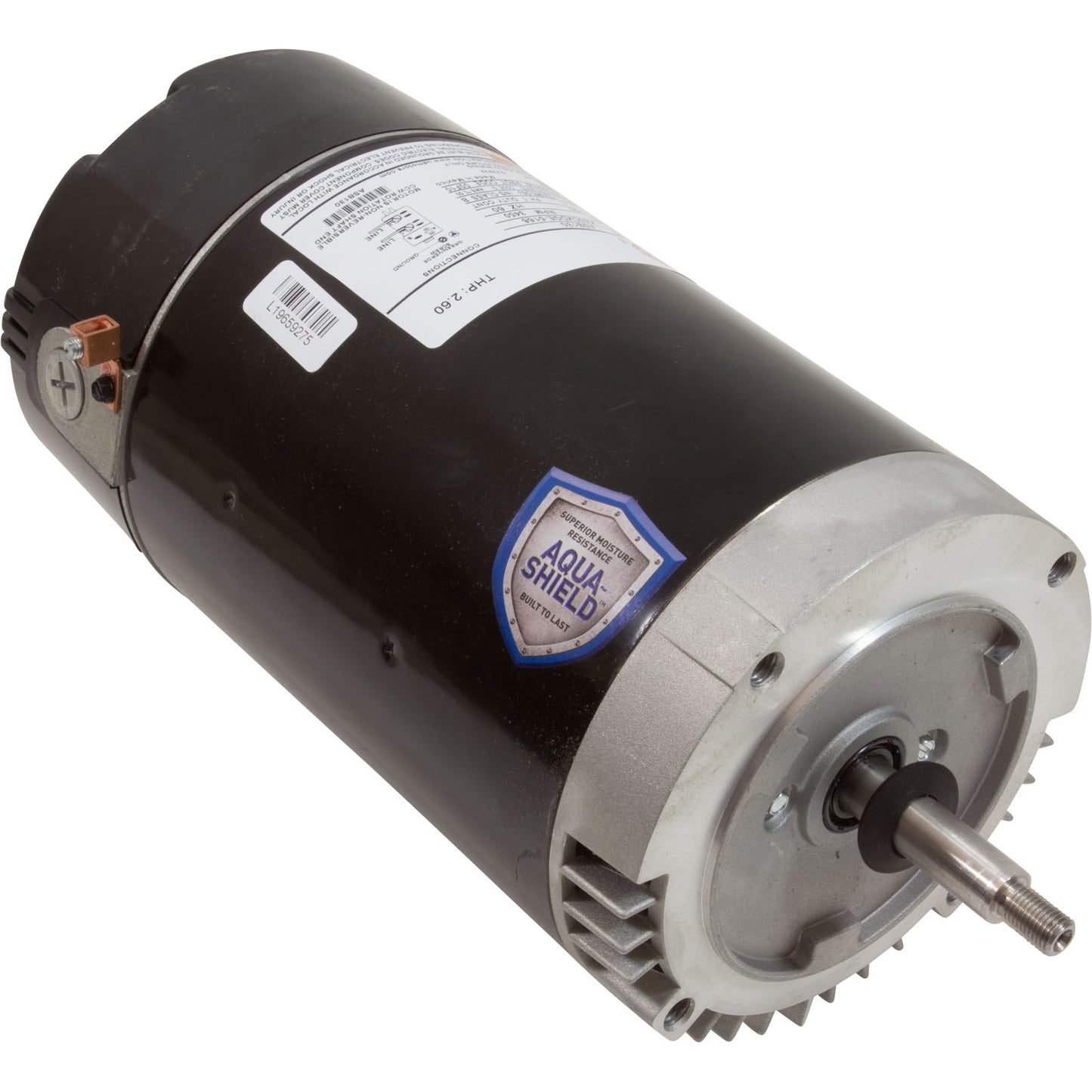 Motor, Nidec/US Motor,2.0hp,230v,1Spd,56Jfr,CFace,Thd,Full