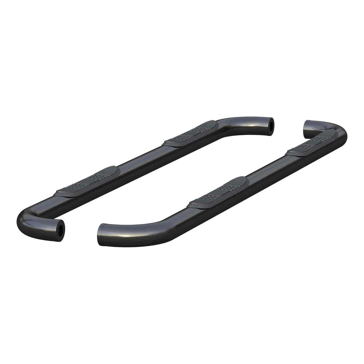 Aries 19C Ram 1500 Crew Cab 3 in Round Black Steel Side Bars - 205045
