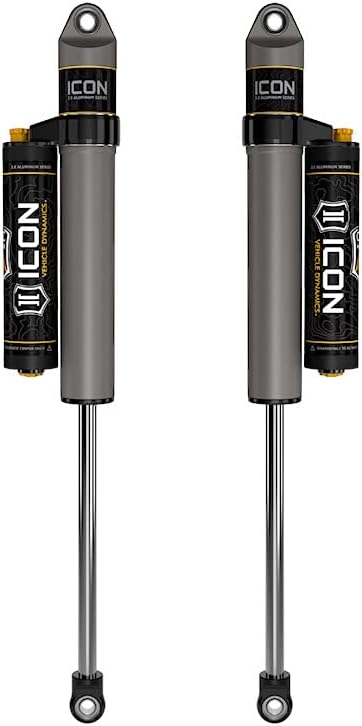 ICON 0-3" Lift, Rear 2.5 VS PB/CDCV Shocks, Pair, Compatible with 1999-Up FORRD F250/F350 SD 4WD, 37705CP