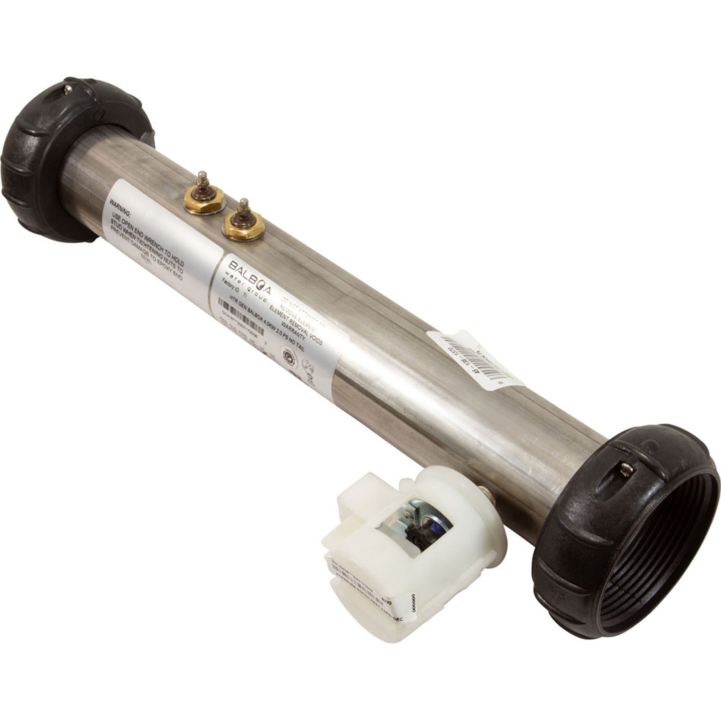 Heater, FloThru, Balboa Water Group, 4.0kW, 230v, w/9deg PS
