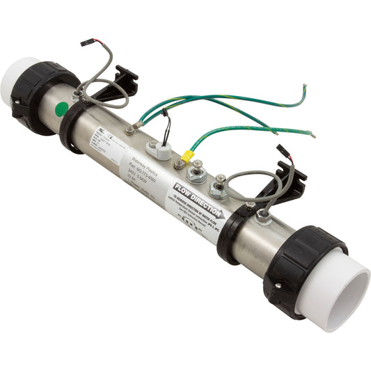 Heater, FloThru, Waterway NEO Series, 15" x 2", 5.5kW, 230v