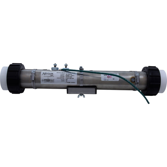 Heater, FloThru, Universal,15" x 2", 230v,4.0kW, w/Union