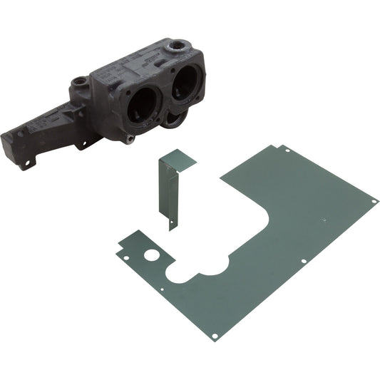 Header, Inlet/Outlet,Raypak 185-405/185B/C-405B/C,Cast Iron