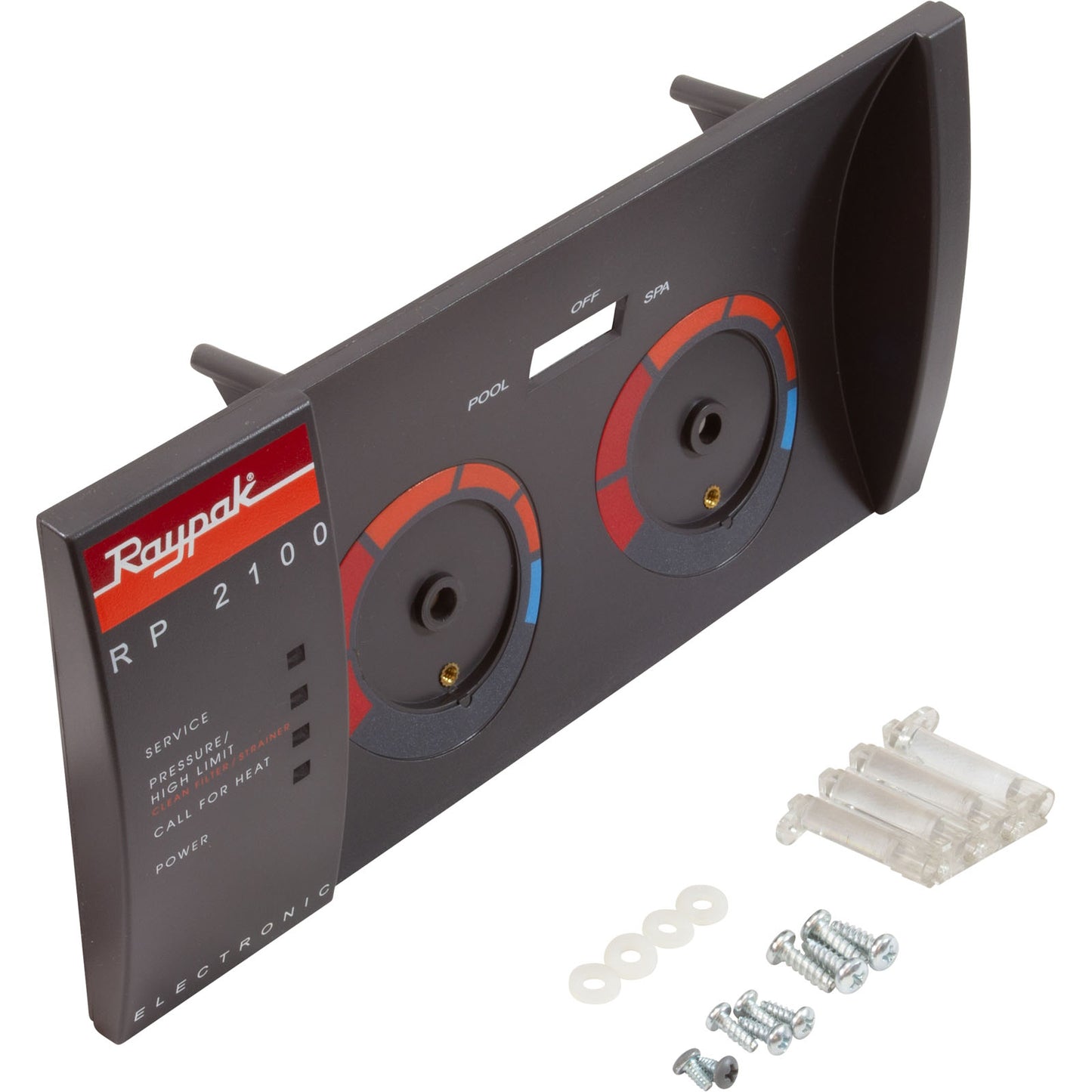 Control Panel, Raypak 2100, R185-R405, IID, w/ Decal