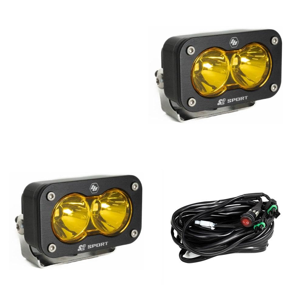 Baja Designs S2 Sport Pair Spot LED Amber - 547811