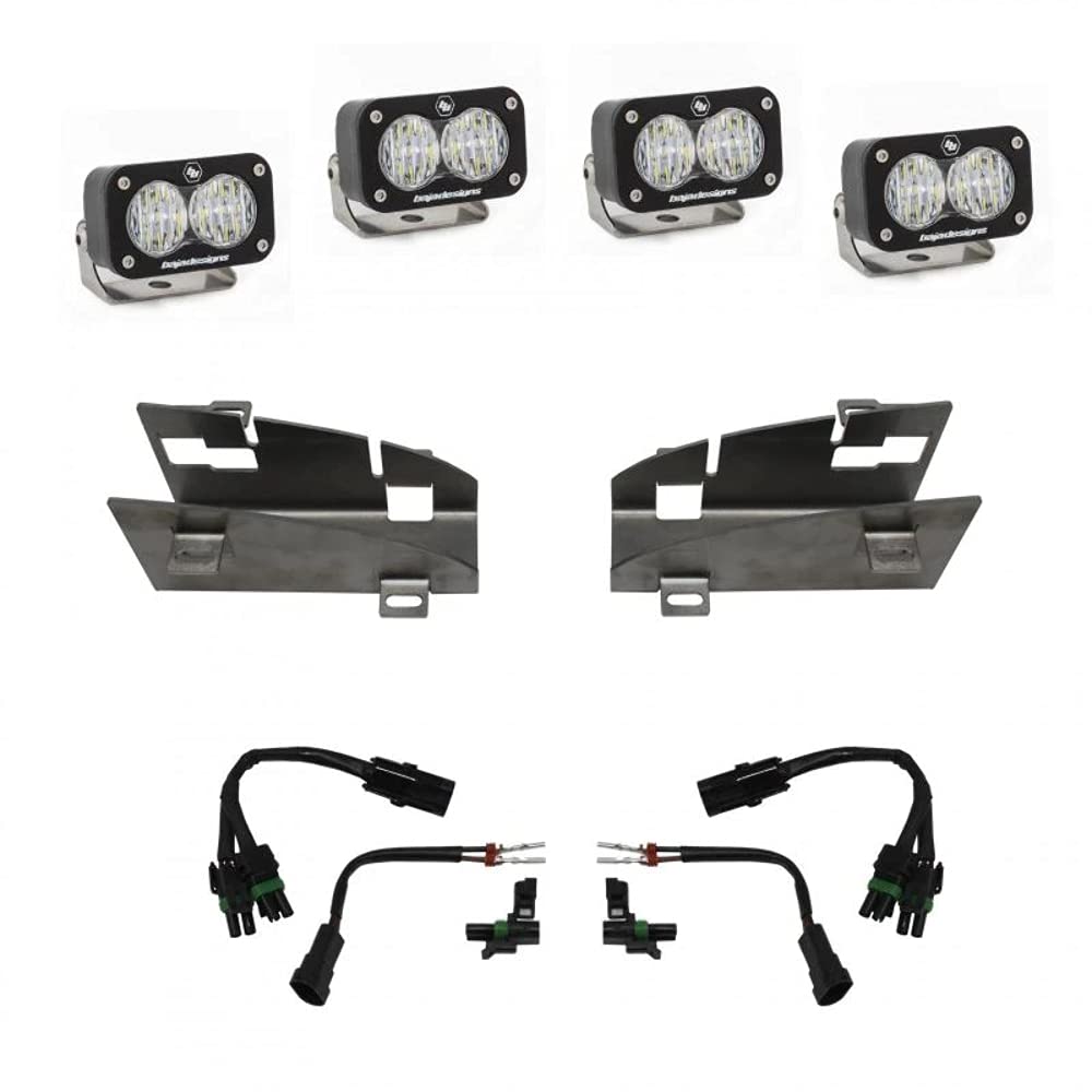 Baja Designs Dodge Ram Rebel 1500 19ON Dual S2 Fog Pocket Kit - 448024