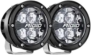 RIGID Industries 360-Series RGBW 4" Offroad Spot Beam w/RGBW Backlight Pods - Set of 2