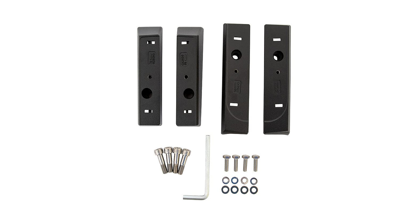 Rhino Rack 4 Piece Base Kit Compatible with Toyota Rav4 2019-2022 with Flush Roof Rails (RCP69-BK), Black, One Size