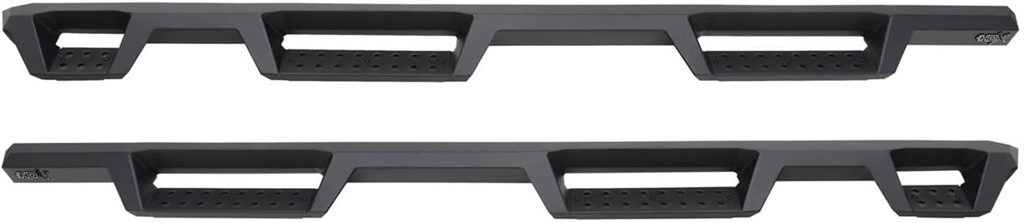 Westin 56-534695 HDX Drop Wheel to Wheel Nerf Bars fits 2019-2025 Silverado Sierra 1500 Crew Cab 6'5" Bed (Exc 2019 Silverado LD/Sierra 1500 Limited) Textured Black Pair