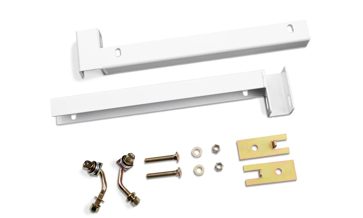 Backrack 1722 F250/F350/F450 Sd Alum Bod Toolbox No Drill 21 in White Hardware Kit Frame - 30221TBW