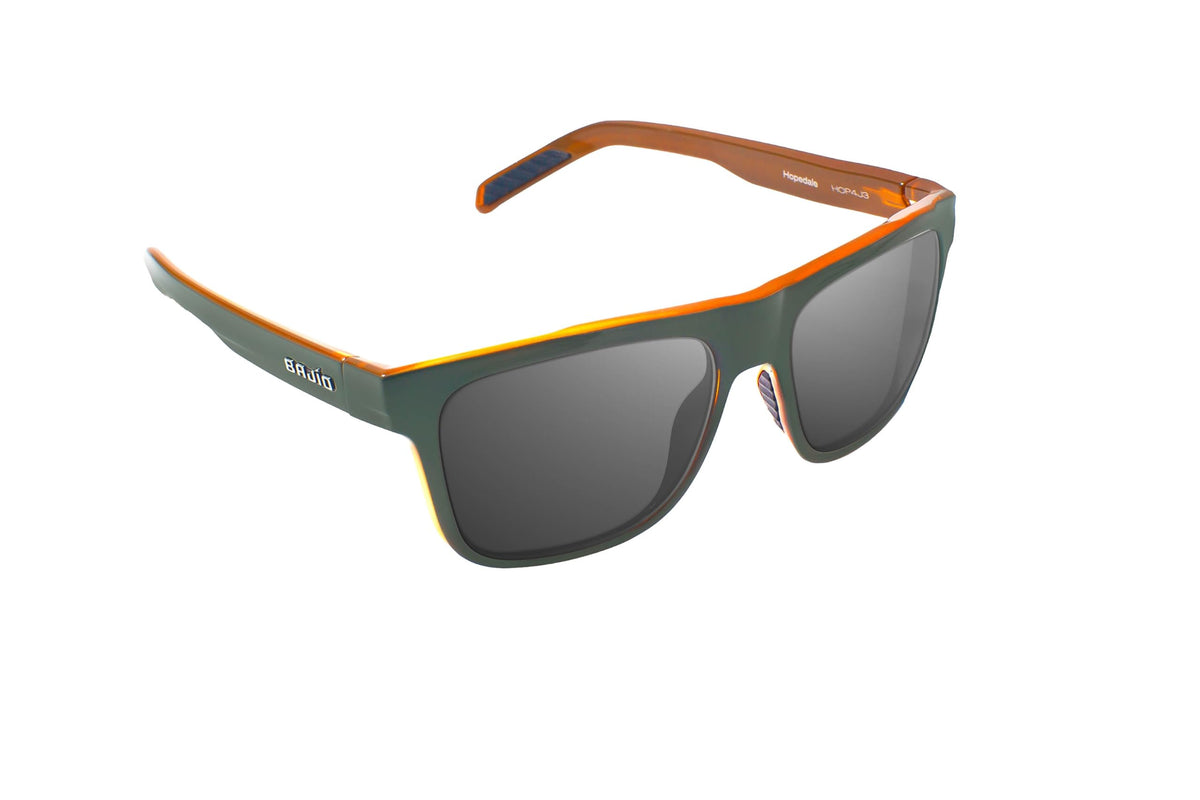 Bajio Sunglasses Hopedale Gray Pc Green Mango Gloss - HOP4J3020