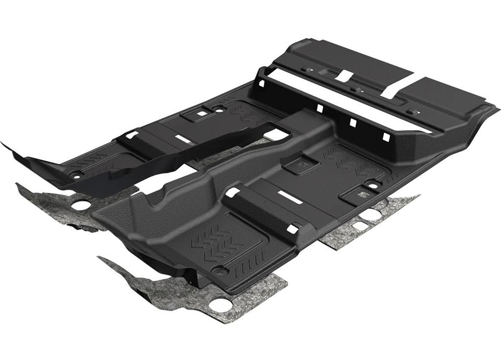 Armorlite 1623 Tacoma 4DR Front and Rear Flooring (auto Trans Only) Comes with Drain Plugs - B1022632-BLK1-AA