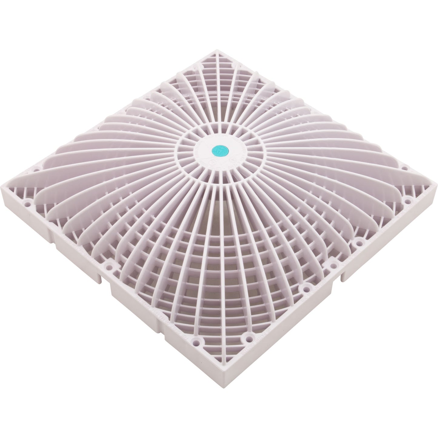 Suction Oulet Cover, AquaStar MoFlow, 12" Sq, Retro Fit, Wht