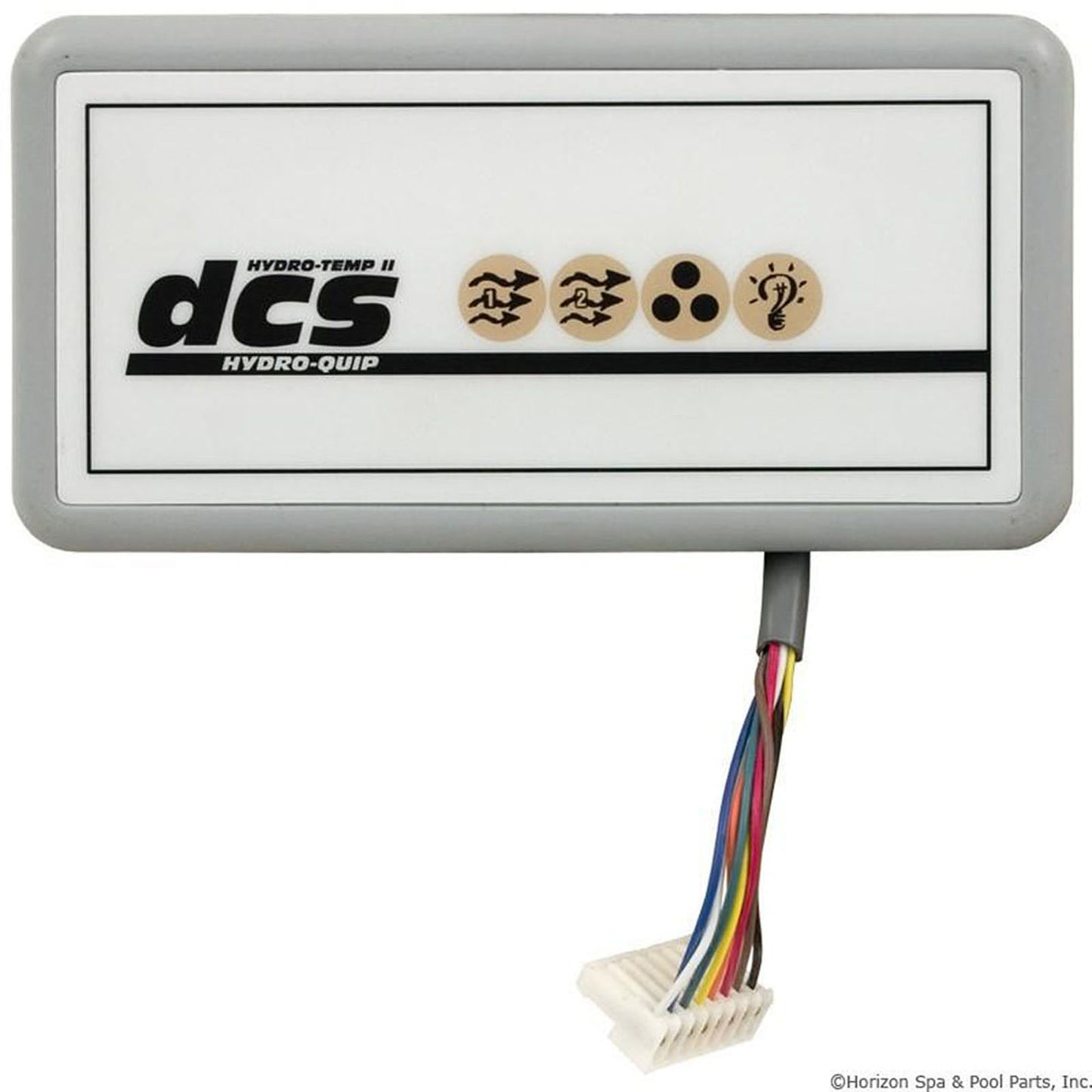 Topside, HydroQuip Aux Control, P1, P2, Lt, Aux, 25ft Cord