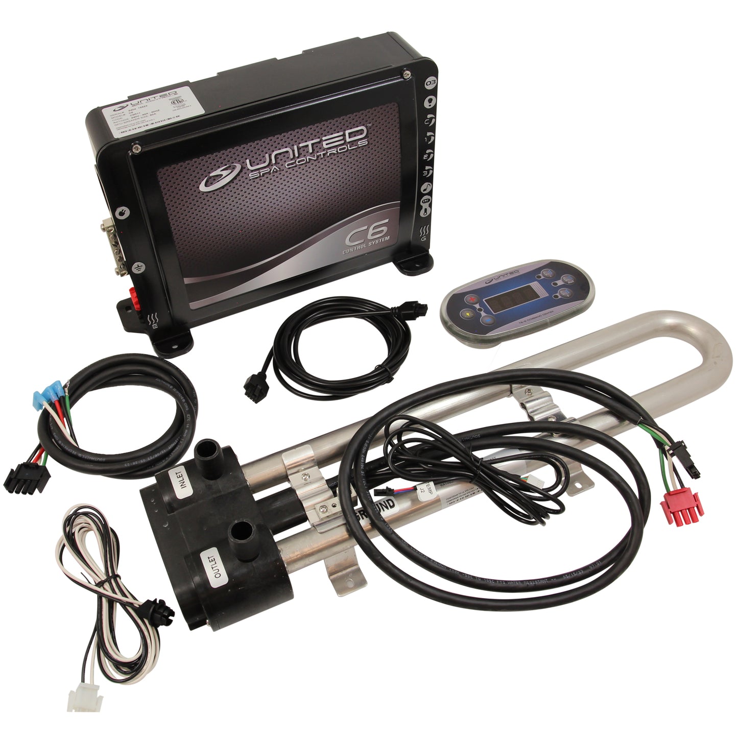 Control, United Spa C5-L,LowFlow,4kw,2P,Aux,115/230v,T8S,B11