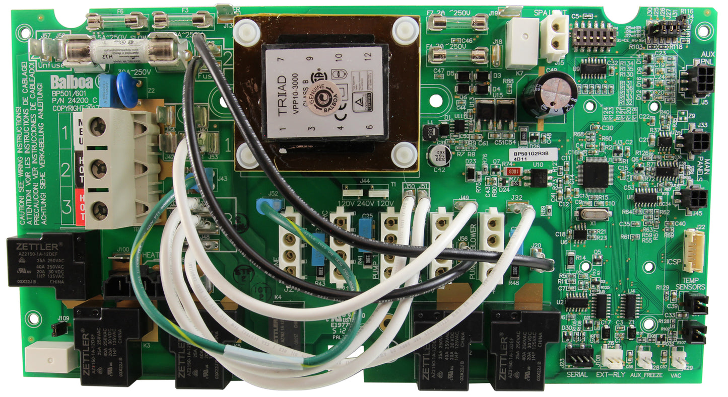PCB, Balboa Water Group, Genuine BP501G2, Circ Pump