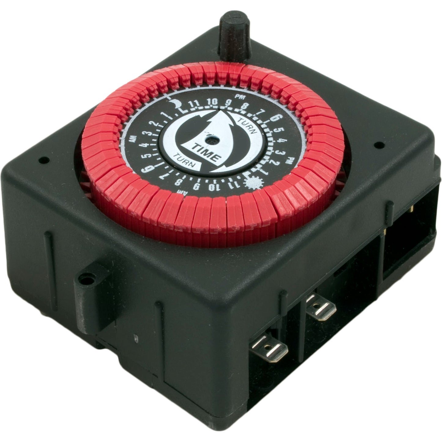Timer, Intermatic,SPST,Panel Mount, 230v, 24hr,PF w/Override