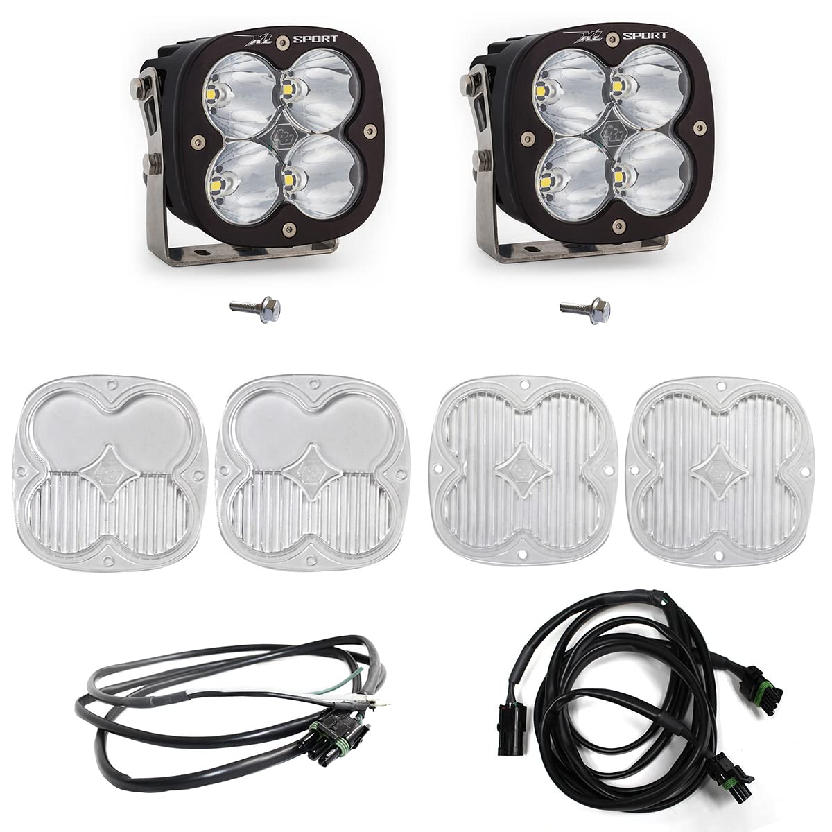 Baja Designs Bronco a Piller Light Kit 21UP Ford Bronco Xl Sport Spot with Upfitter - 447753UP
