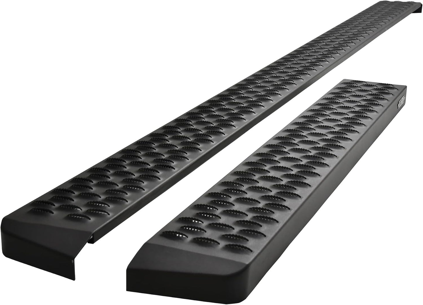 Westin 27-80005 Grate Steps Running Boards fits 2015-2025 Transit Van 150 250 350 (46" Driver Side & 97" Passenger Side) Textured Black Pair