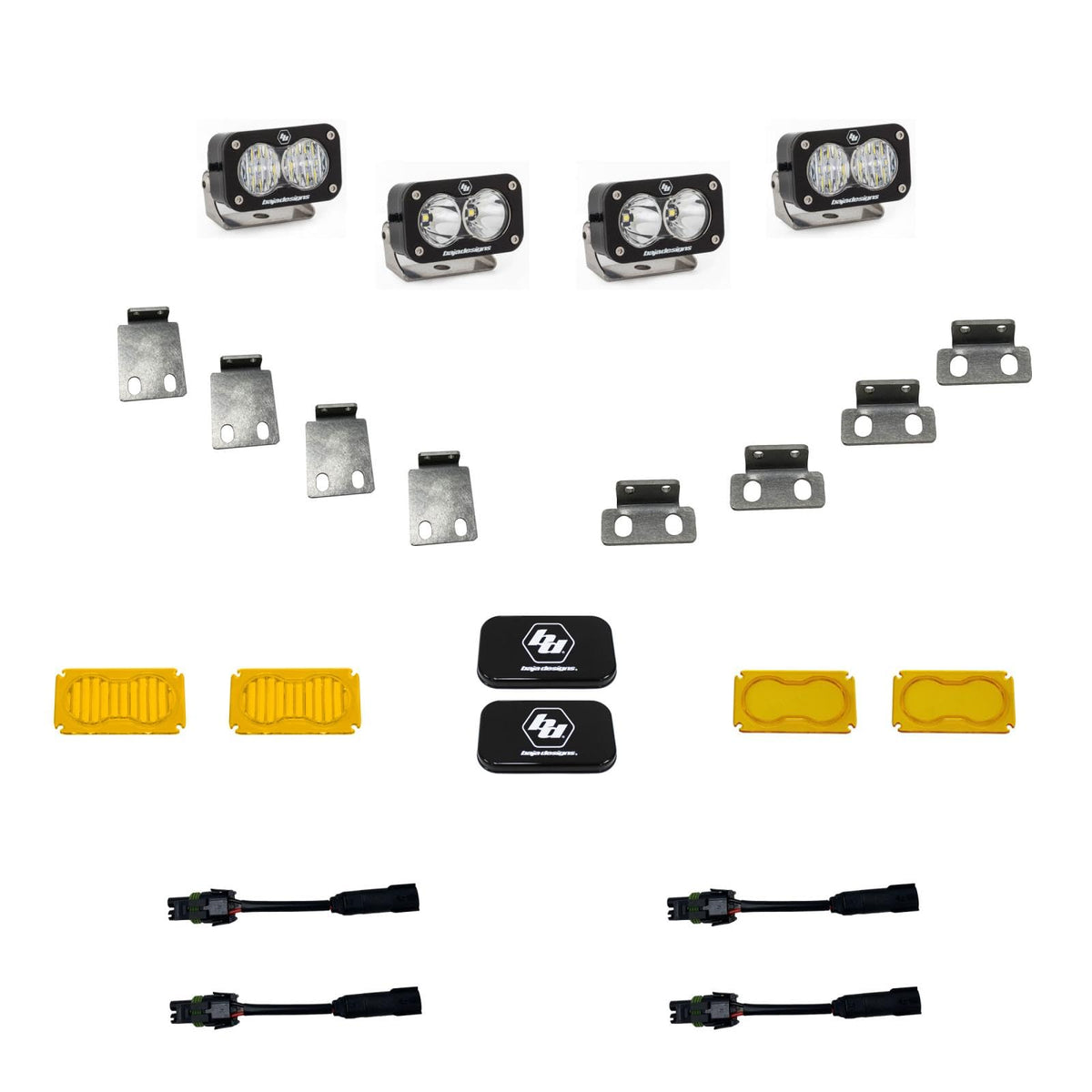Baja Designs 21C F150 Raptor 24C F150 Raptor 37/RS2 Pro Dual Fog Pocket Kit MULTIPATTERN/C - 448053