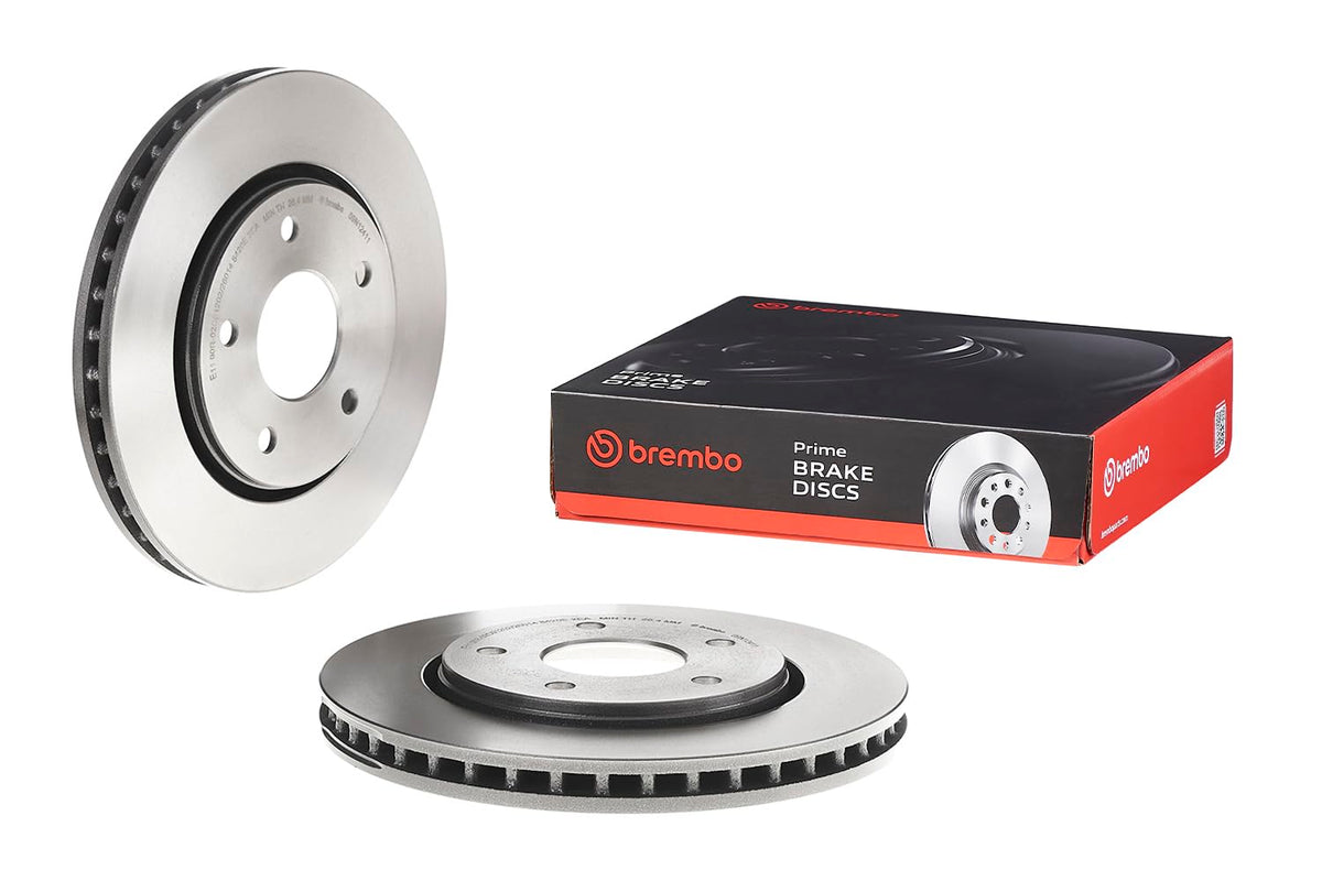 Brembo Chrysler Town & Country 20082016 Dodge Grand Caravan 20082016 Disc Brake Rot - 09.N124.11