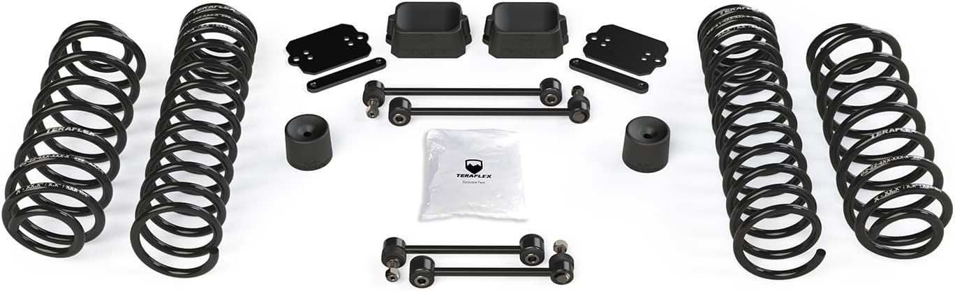 TeraFlex JL 4dr 4XE 2.5†Coil Spring Base Lift Kit – No Shocks