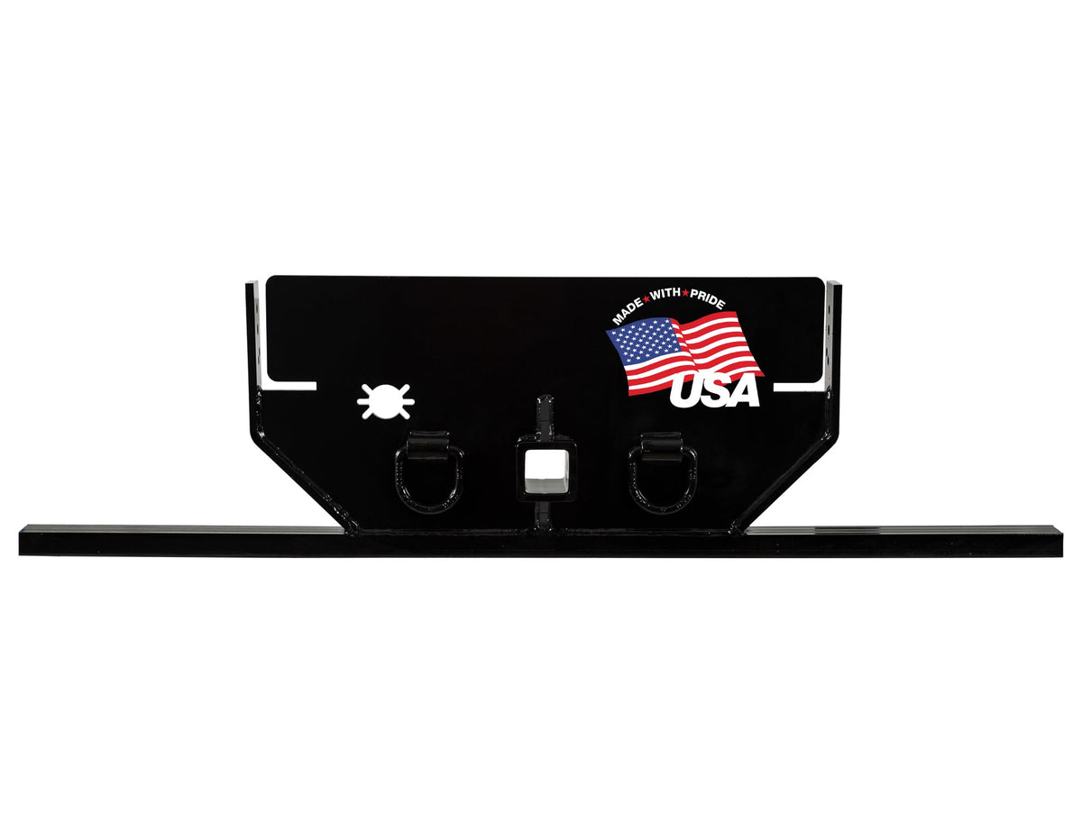 Buyers Products 1809075 Hitch Plate with 2-1/2 Inch Receiver Tube for Chevy/GMC 3500 Cab & Chassis, Bottom Channel Position, 20,000 MGTW, Pintle Hook Hitch Plate