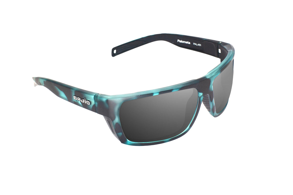 Bajio Sunglasses Palometa Gray Glass Blue Tort Matte Sunglasses - PAL451010