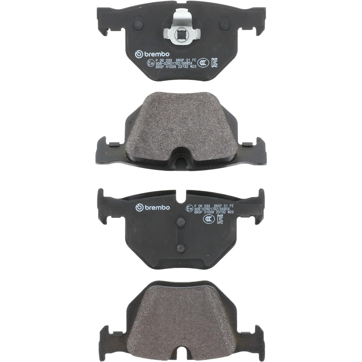 Brembo Bmw 525I 20042007 525XI 20062007 528I 20082010 Disc Brake Pad Set - P06033