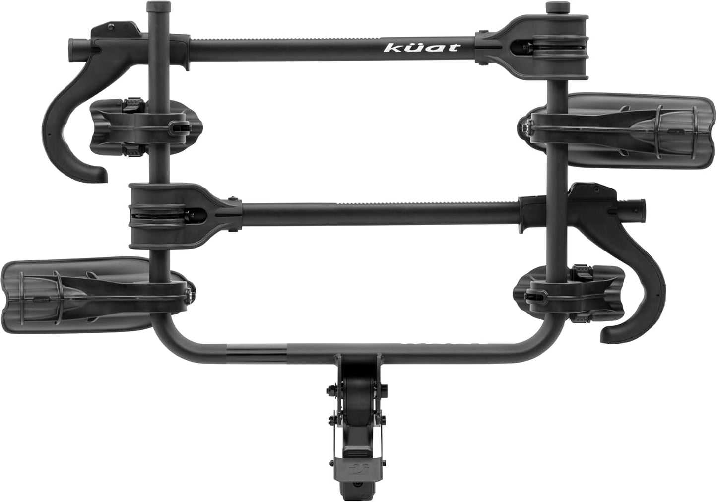 KUAT Transfer V2 2" 2-Bike Hitch Bike Rack | Lightweight Durable Steel Bicycle Car Rack with Tamper-Resistant Hitch and Semi-Integrated Bike Cable Lock | Fits Wheelbases up to 50" & Wheels 18"-29"