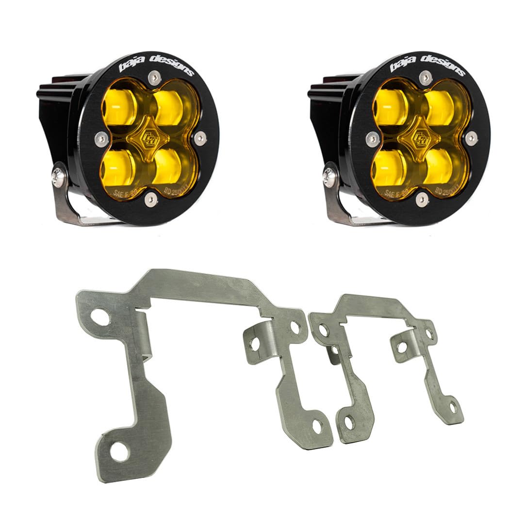Baja Designs Squadron Sae Fog Pocket KIT19C Ranger(wide Cornering;amber) - 447716