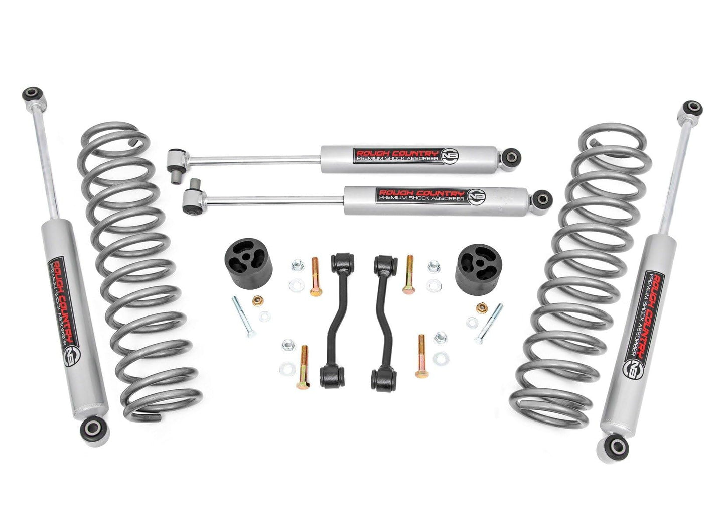 Rough Country 2.5" Leveling Kit for 2020-2024 Jeep Gladiator JT 4WD - 64830B