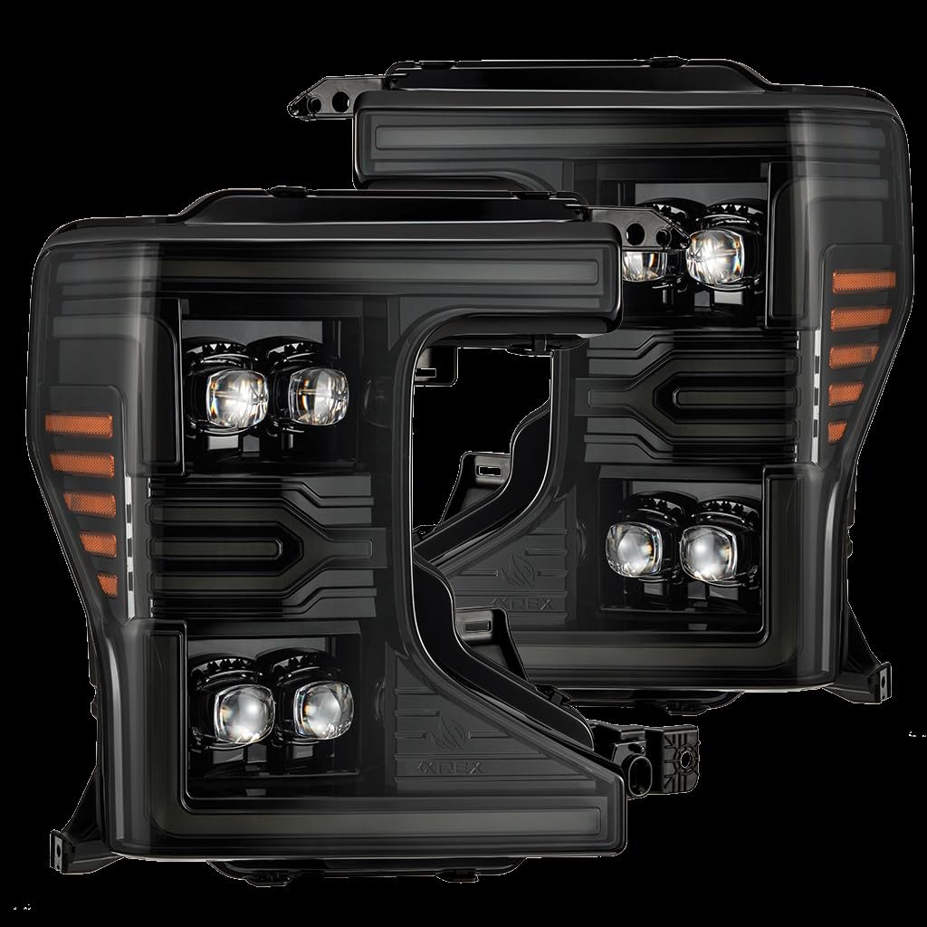 AlphaRex USA 2022 F250/F350/F450 Novaprojector Headlights Alphablack - 880340