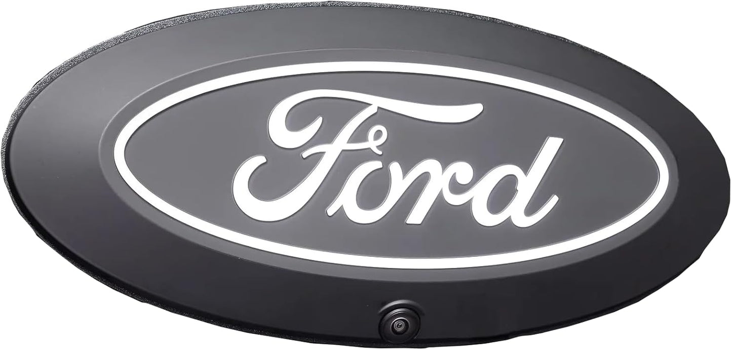 Putco Luminix White Oval LED Emblem - Fits Ford F150 2023 w/Camera and w/o Spray Washer
