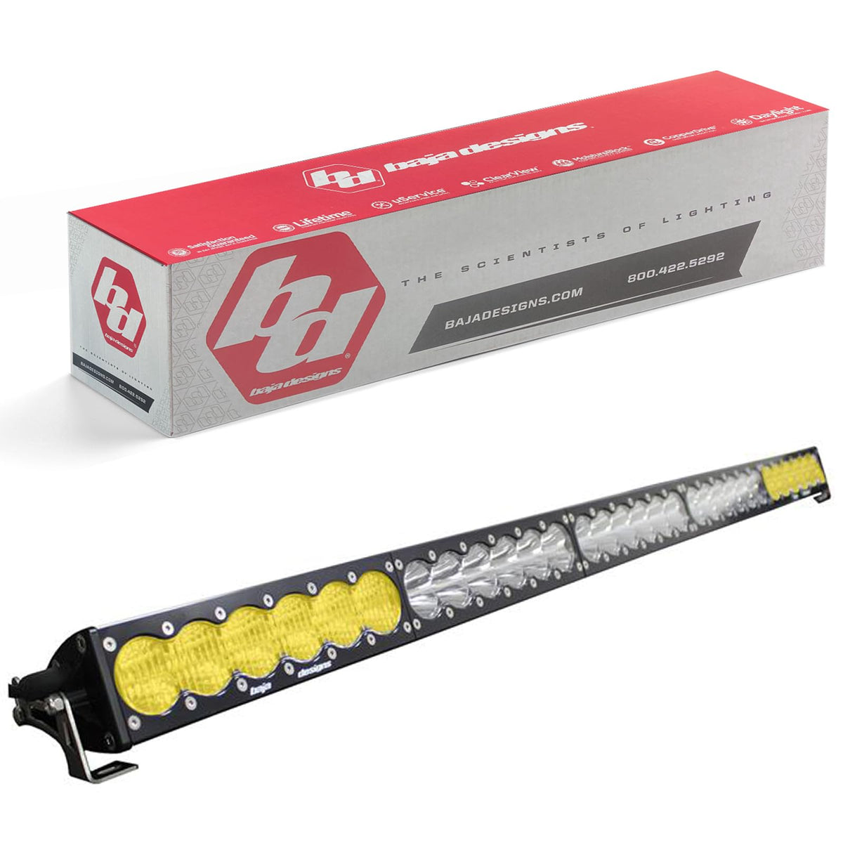 Baja Designs ONX6 Dual Control 30 AMBER/WHITE LED Light Bar - 463014