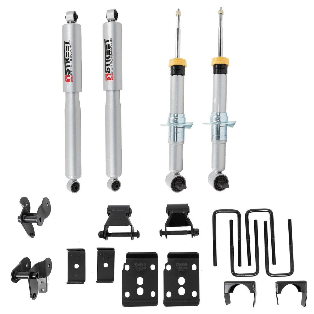 Belltech (KW Automotive) 21C F150 2WD 1 in to 3.5INF/4.5 in R Lowering Kit - 1050SP