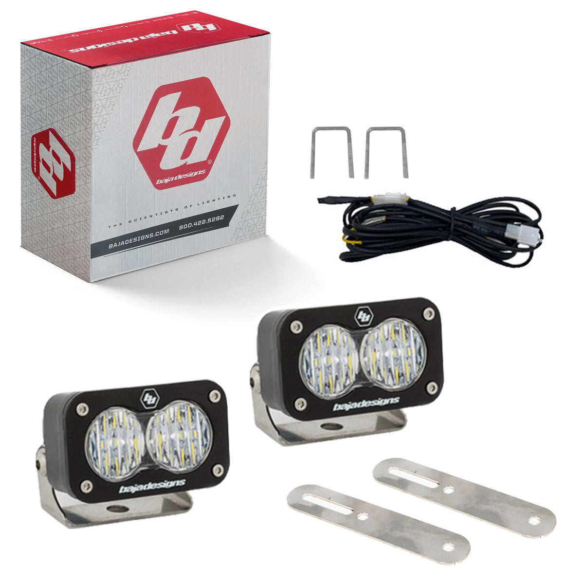 Baja Designs 22C Tundra S2 Sport Dual Reverse Kit Wide CORNERING/CLEAR - 448082