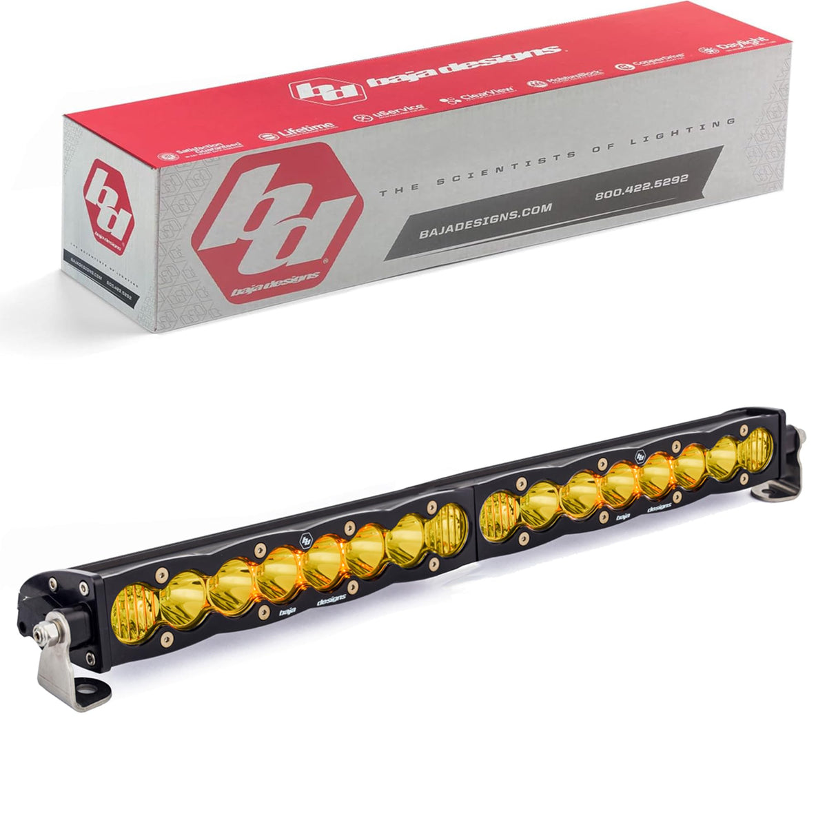 Baja Designs S8 20 DRIVING/COMBO Amberled Light Bar - 702013